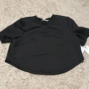 Good American crop shirt